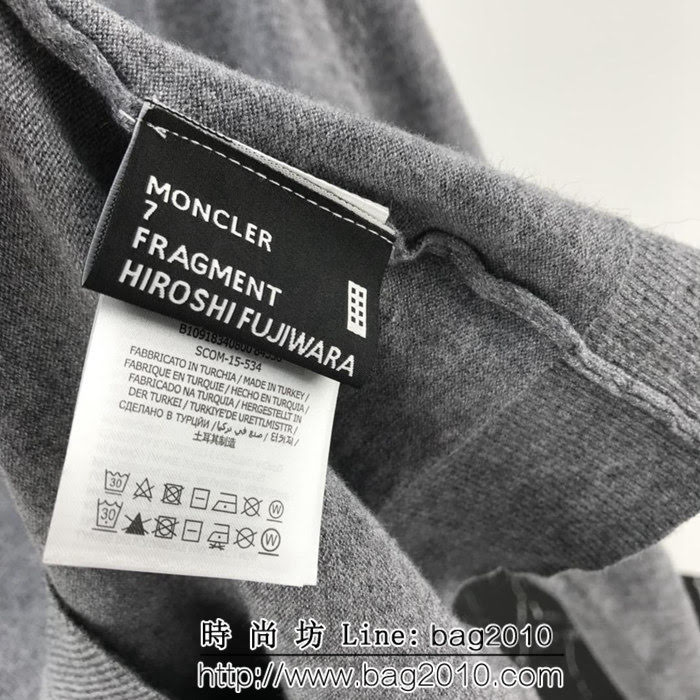 MONCLER蒙口 X 藤原浩合作款 時尚潮流 羊毛開衫毛衣 情侶款 ydi1243